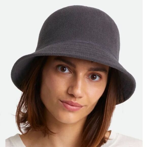 Brixton Charcoal Gray Suffolk Packable Bucket Hat OSFM - Picture 3 of 3